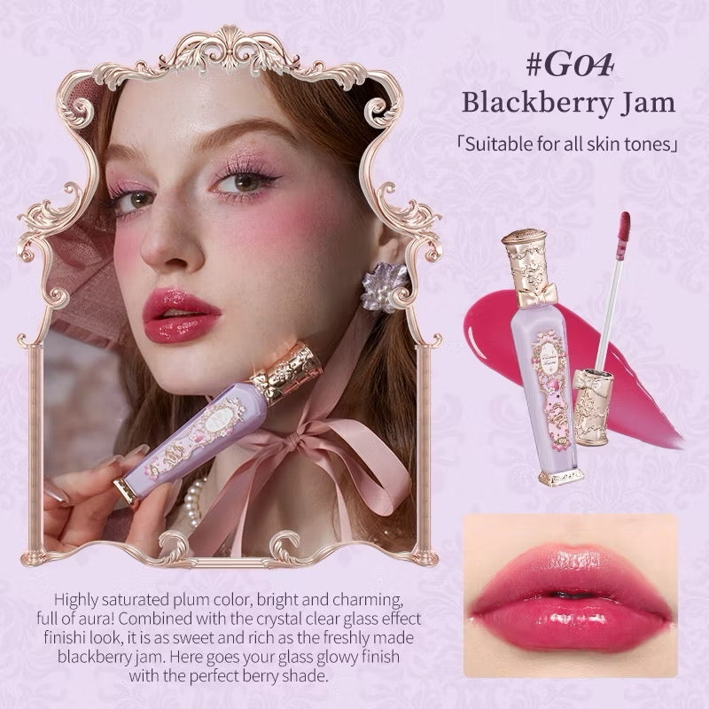 Flower Knows Violet Strawberry Rococo Glowy Lip Gloss Global Exclusive