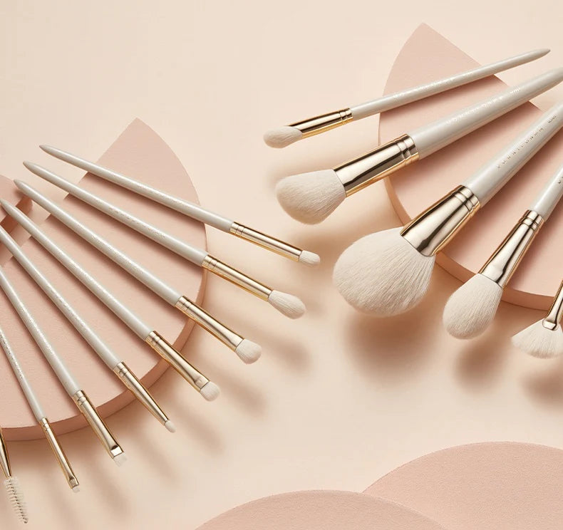 ROWNYEON Pure Ceramics Professional Makeup Brush 14 Pcs Set