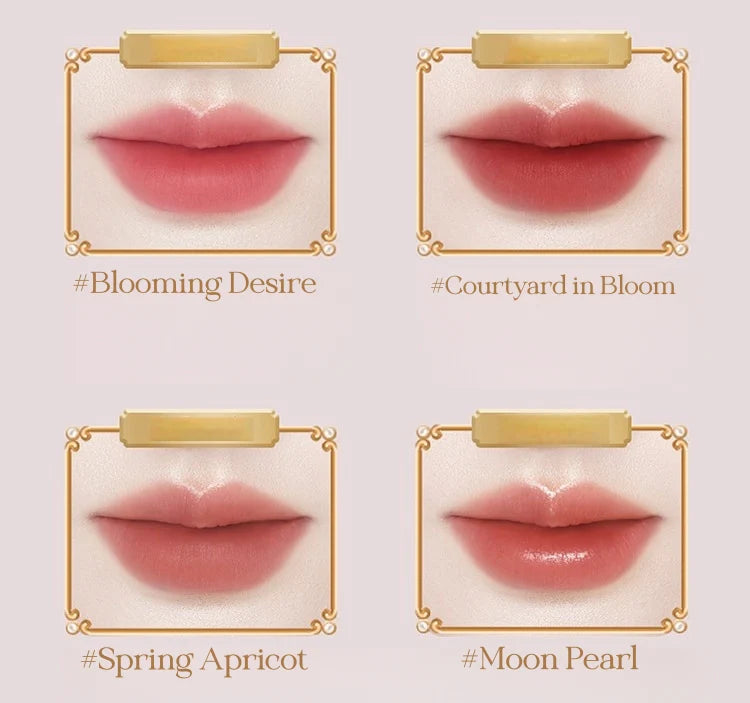 PALACE MUSEUM Treasure Garden Collection Moist Matte & Glossy Lip Glaze