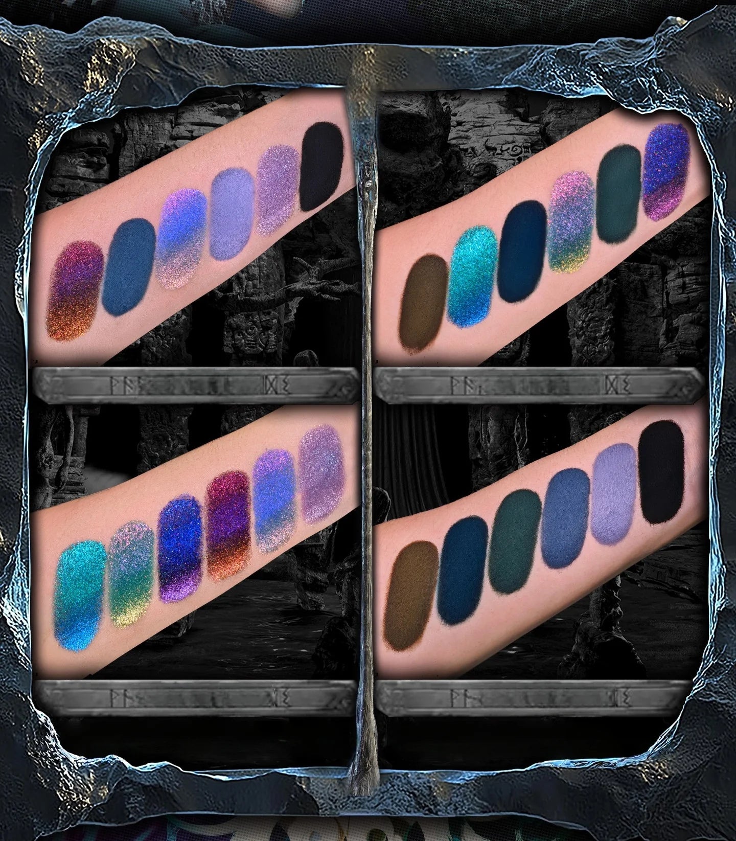 SUGAROCK Dark Dust 12 Color Eyeshadow Palette
