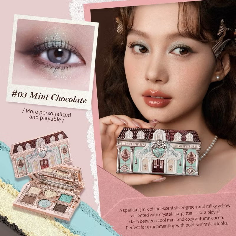 Flower Knows The Sweetie Bear Eyeshadow Palette