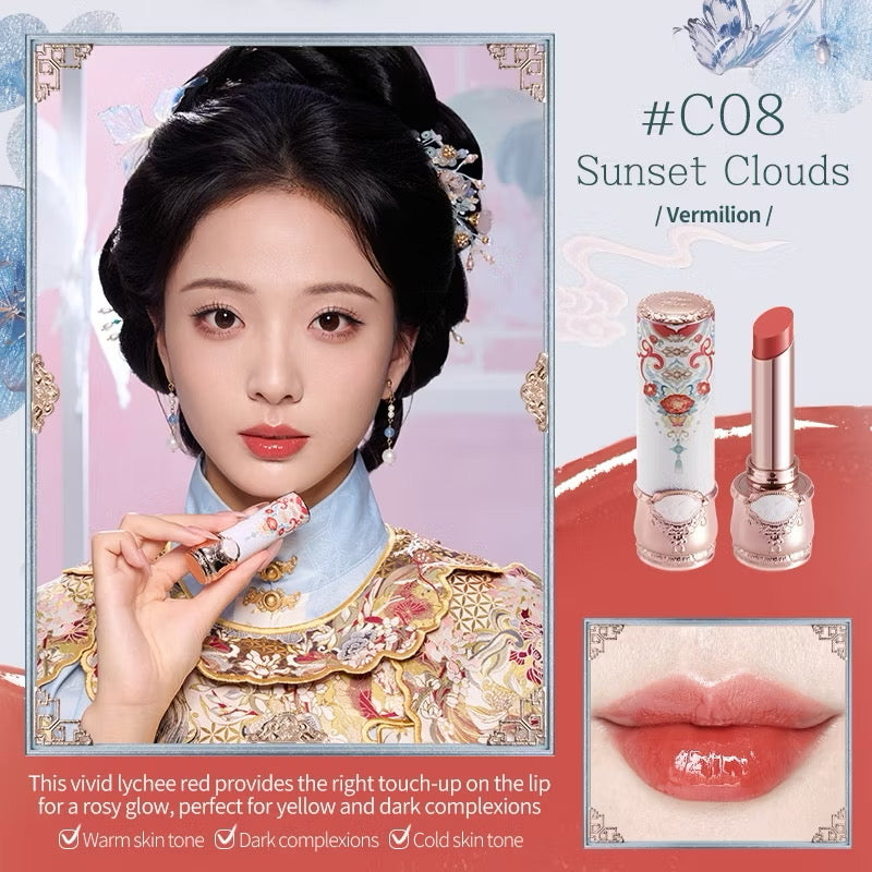 Flower Knows Butterfly Cloud Collar Glossy Lipstick