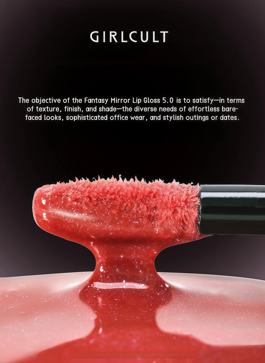 Girlcult Peach Blossom Utopia Mirror Lip Gloss