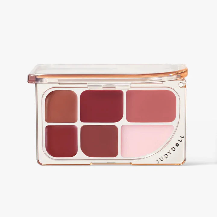 Judydoll 6-Color Multi-Use Lip Palette