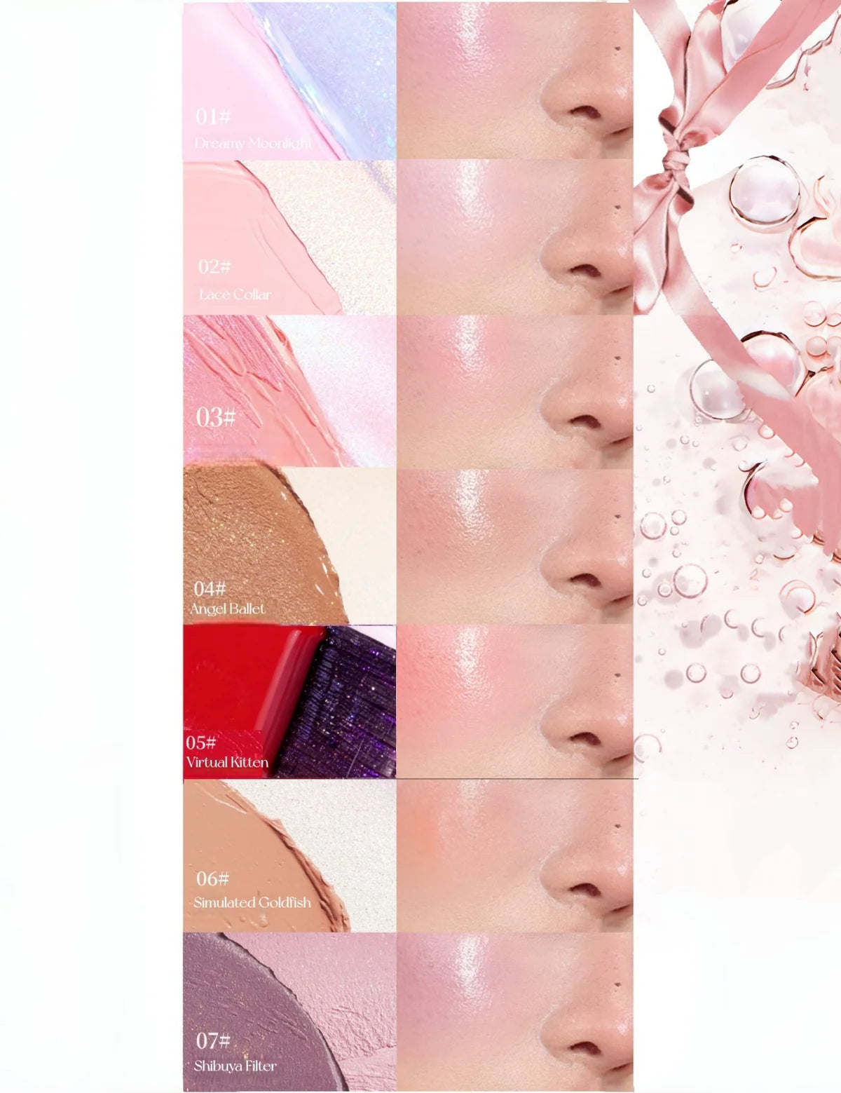 Haggard 2-Color Glossy Blusher Cream