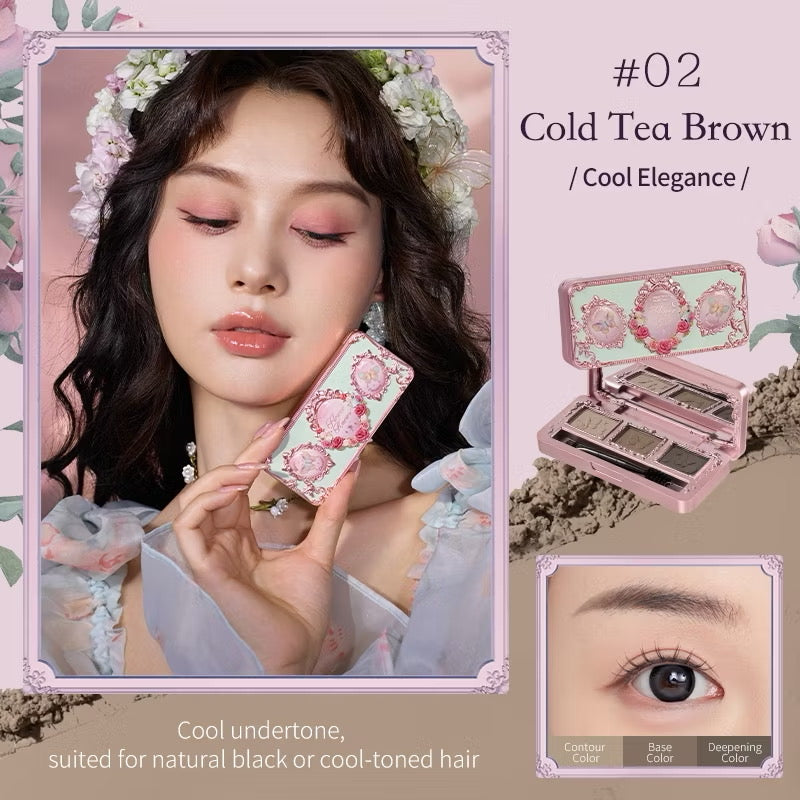 Flower Knows Midsummer Fairytales Eyebrow Palette
