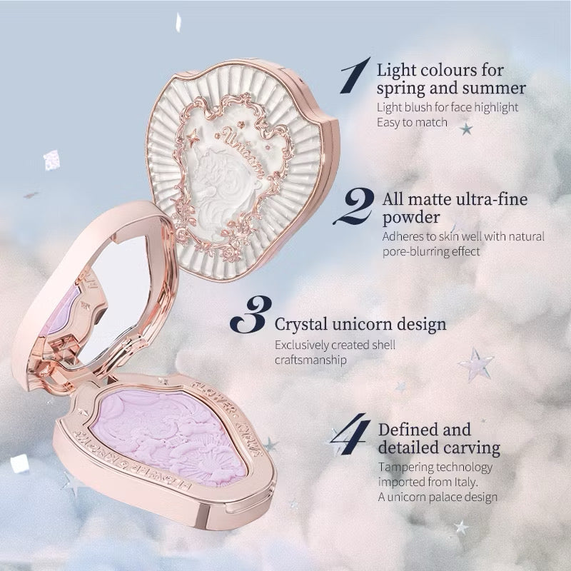Flower Knows Unicorn Embossed Blush 03 Sakura Avenue