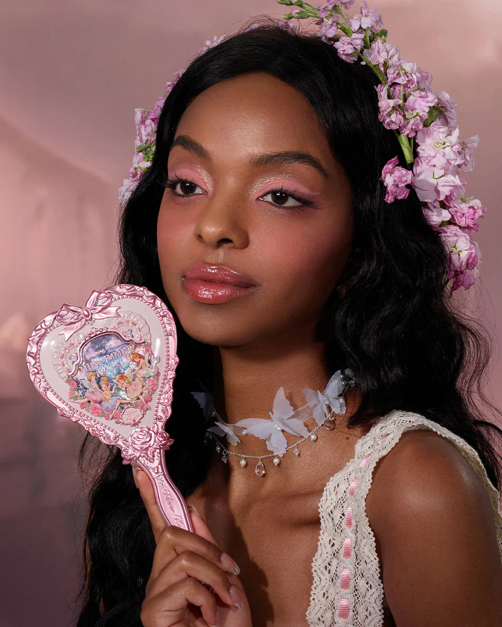 Flower Knows Midsummer Fairytales Hand Mirror