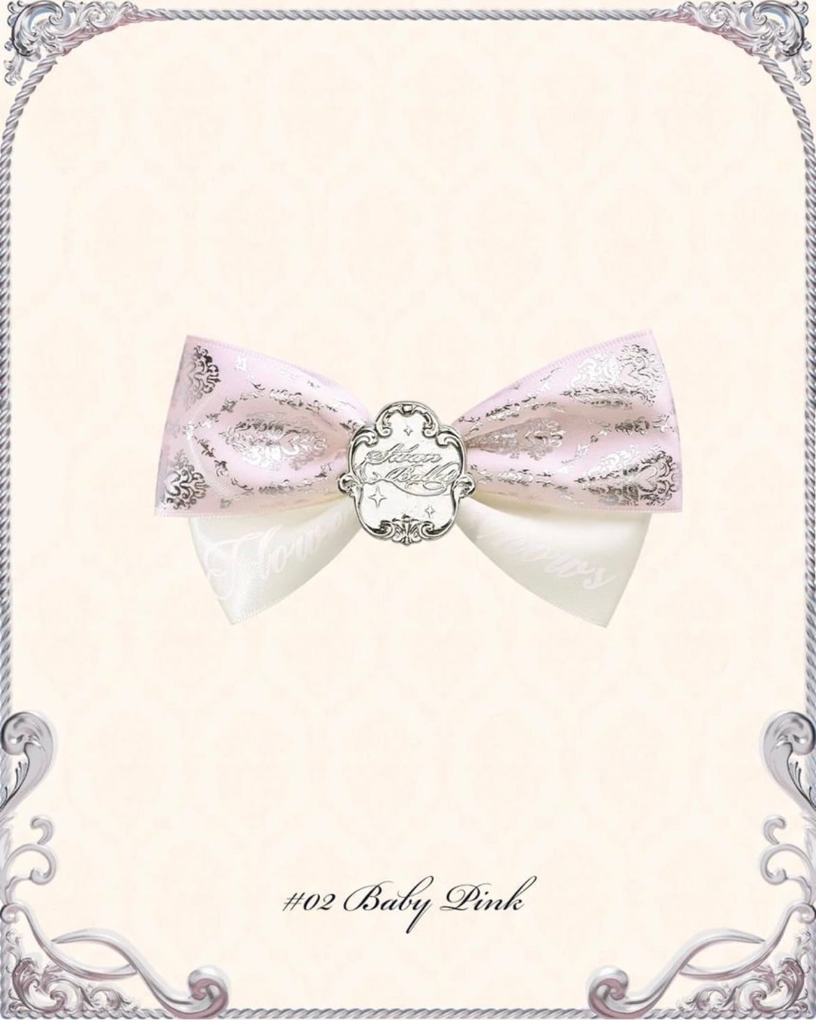 Flower Knows Swan Ballet Hair Clip