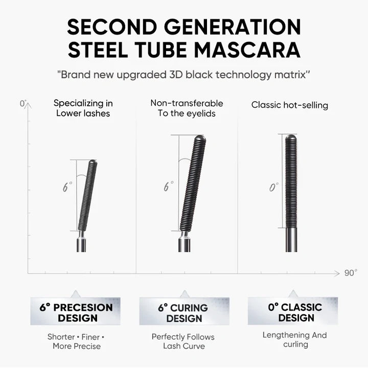 Judydoll 3D Curling Iron Mascara-Large Volume