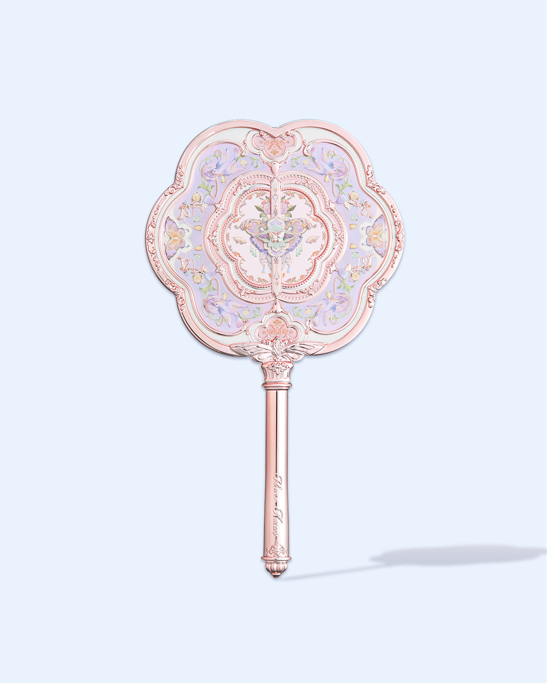Flower Knows Butterfly Cloud Collar Hand Mirror