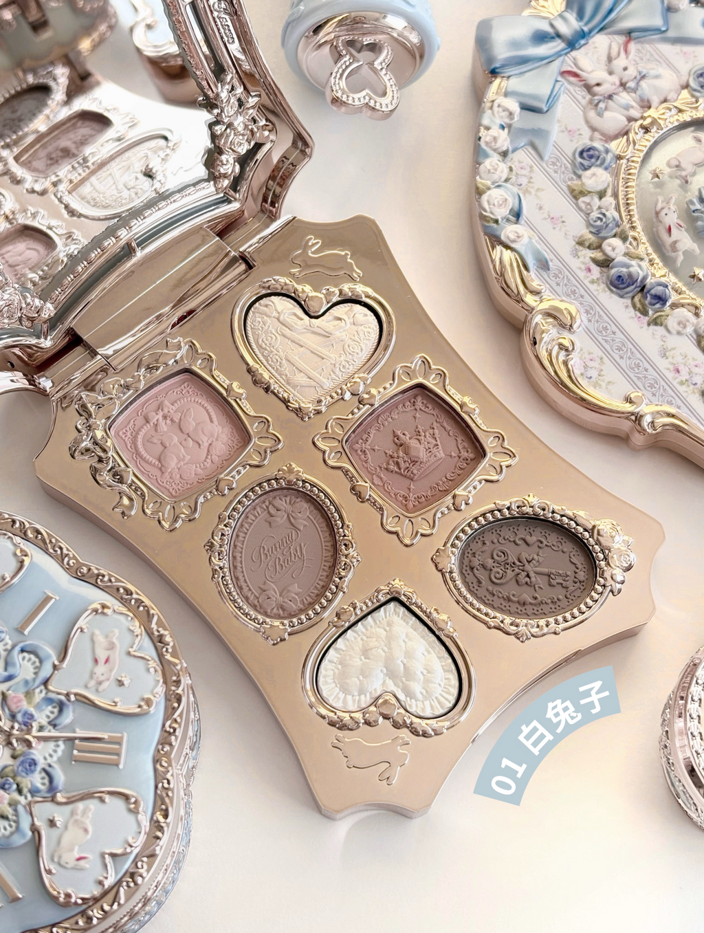 Flower Knows Bunny Garden 6-Color Makeup Palette
