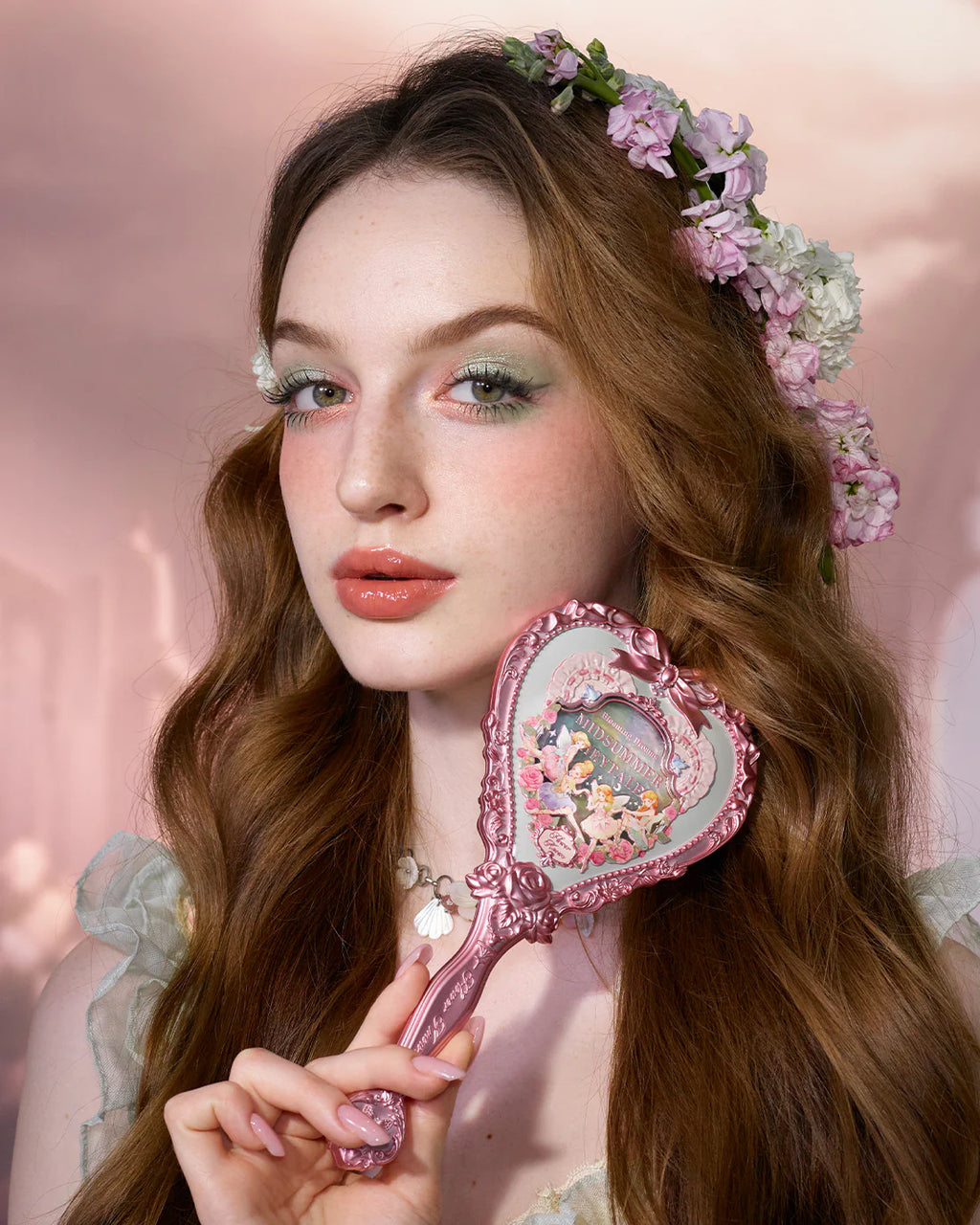 Flower Knows Midsummer Fairytales Hand Mirror