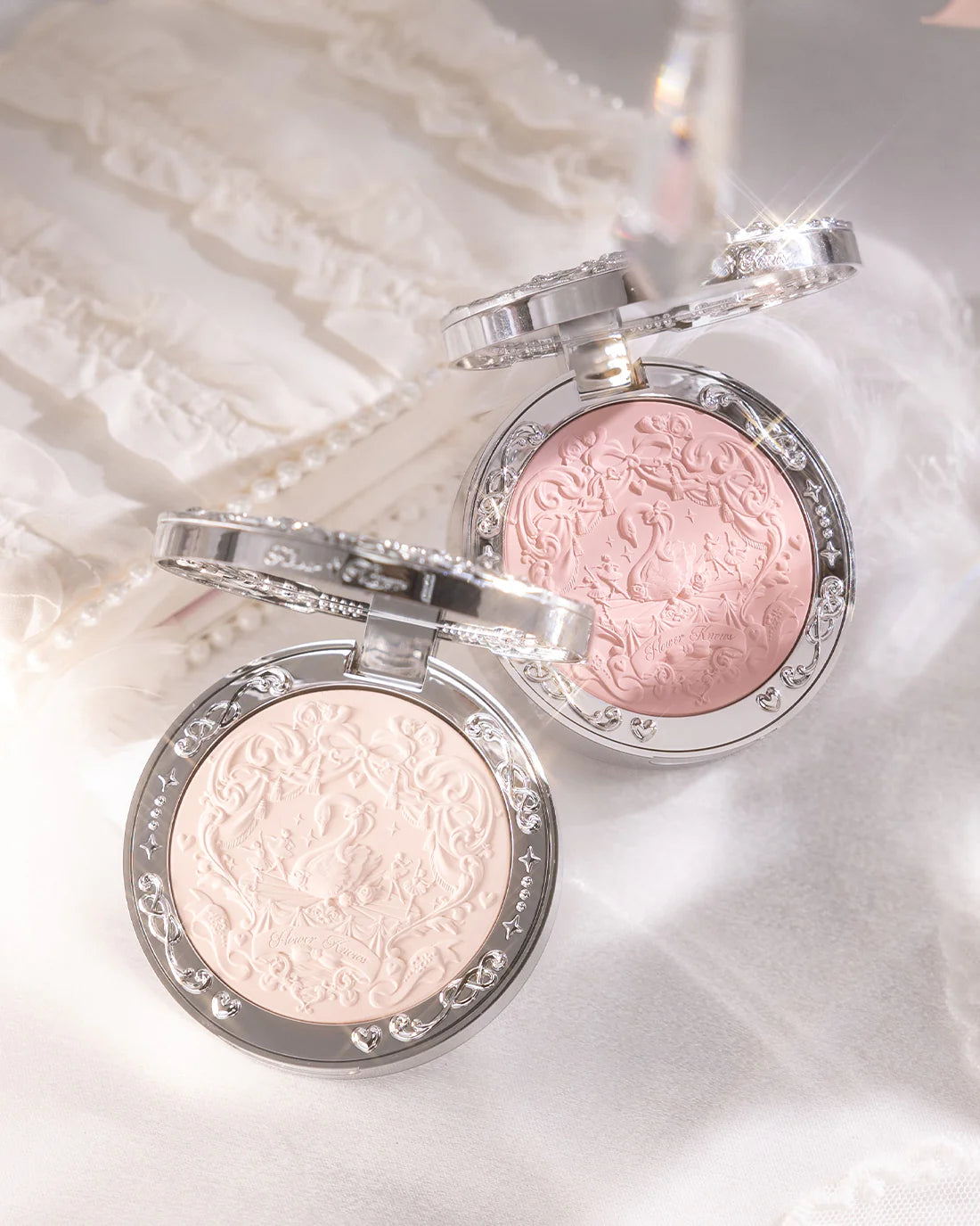 Flower Knows Swan Ballet Embossed Blush