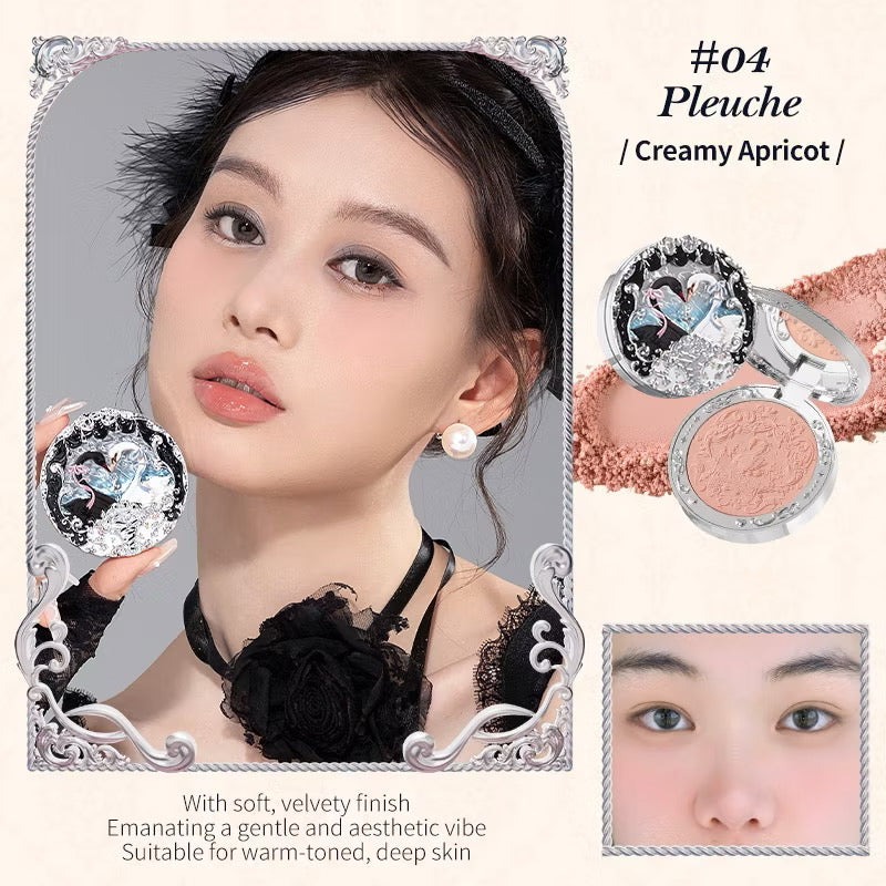 Flower Knows Swan Ballet Embossed Blush