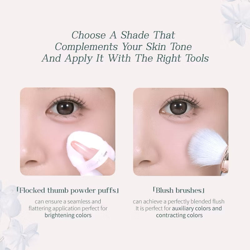 Flower Knows Butterfly Cloud Collar Rouge Box Highlighting & Blush Duo Powder