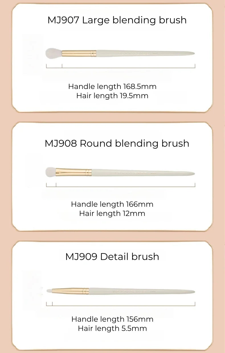 ROWNYEON Pure Ceramics Professional Makeup Brush 14 Pcs Set