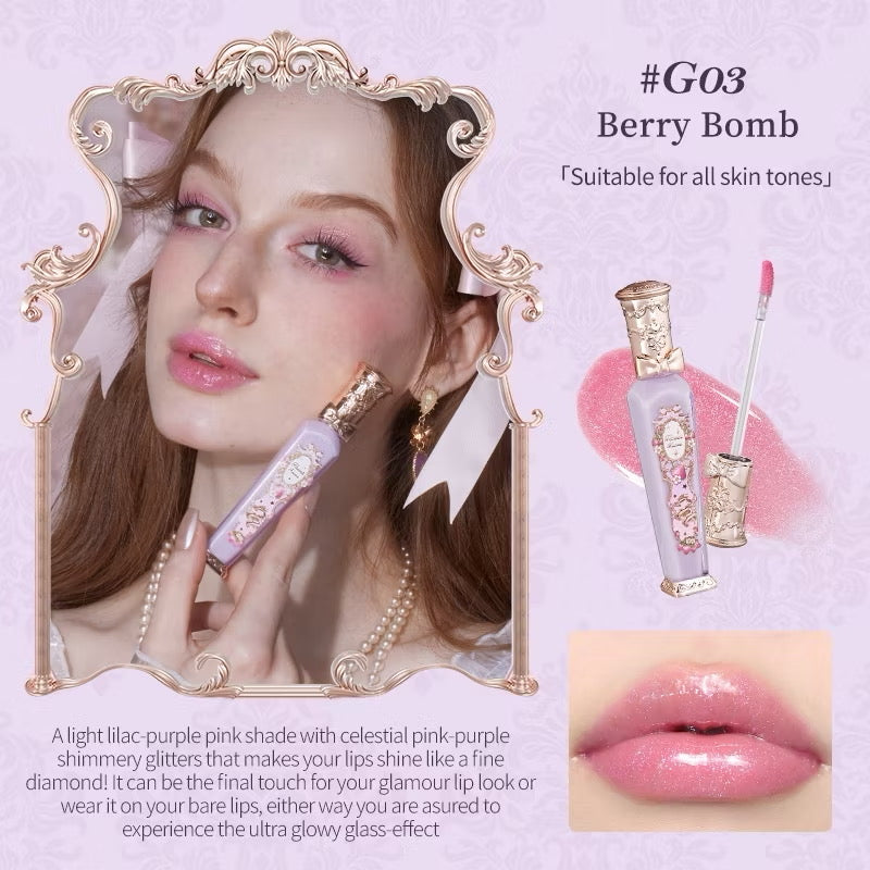 Flower Knows Violet Strawberry Rococo Glowy Lip Gloss Global Exclusive