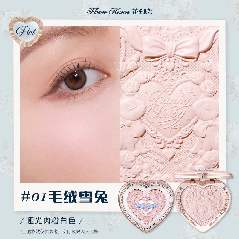 Flower Knows Bunny Garden Embossed Blush – Peony Neoma