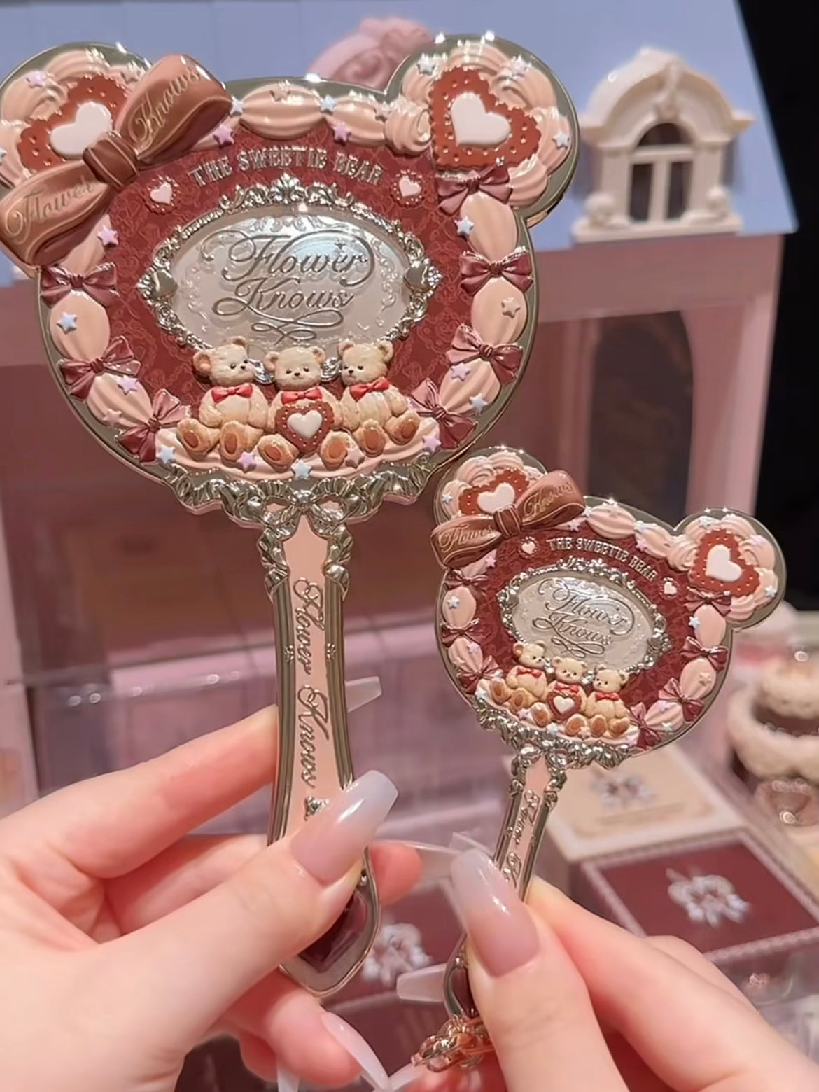 Flower Knows Sweetie Bear MINI Hand Mirror Charm Limited Edition