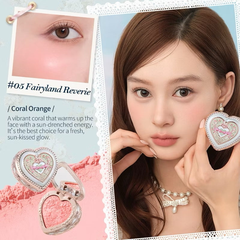 Flower Knows Bunny Garden Embossed Blush