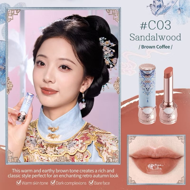 Flower Knows Butterfly Cloud Collar Glossy Lipstick