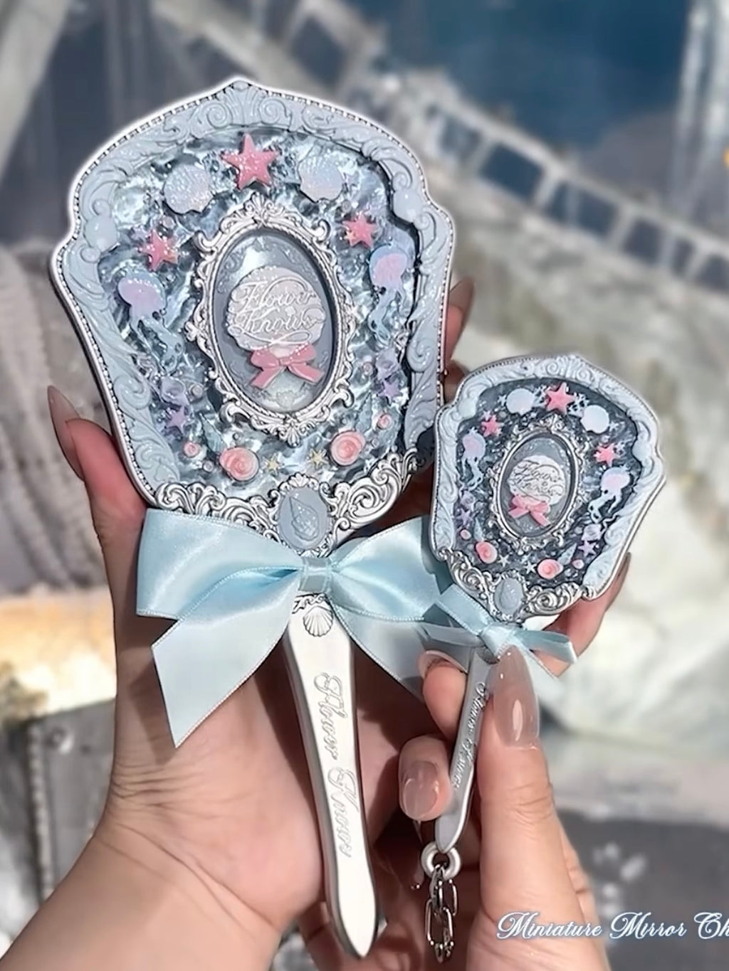 Flower Knows Shell's Jewel MINI Hand Mirror Charm Limited Edition