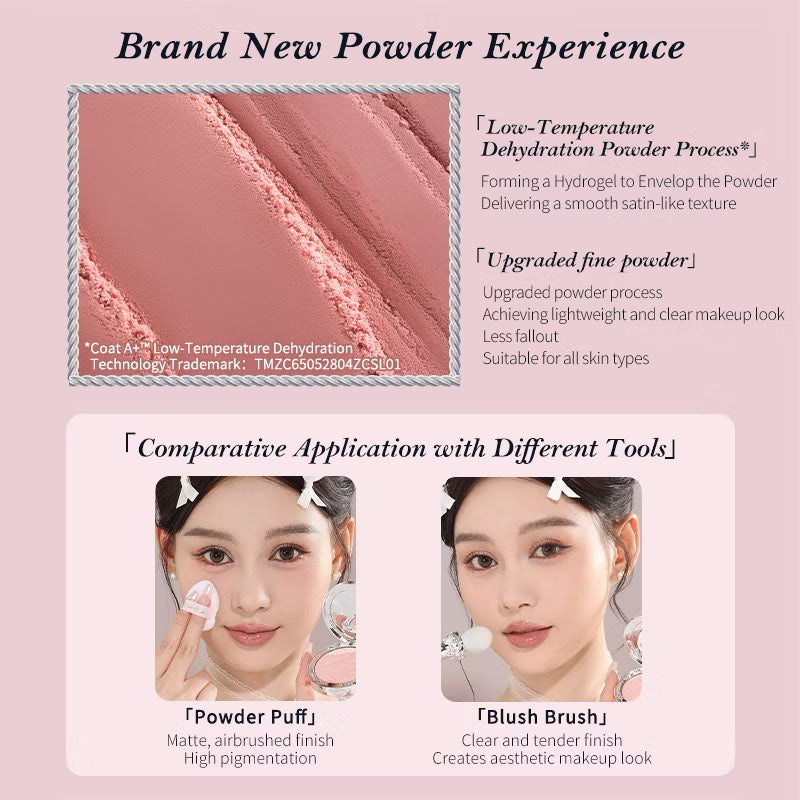 Flower Knows Swan Ballet Embossed Blush