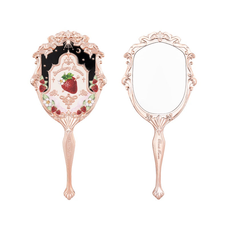 Flower Knows Strawberry Rococo Hand Mirror