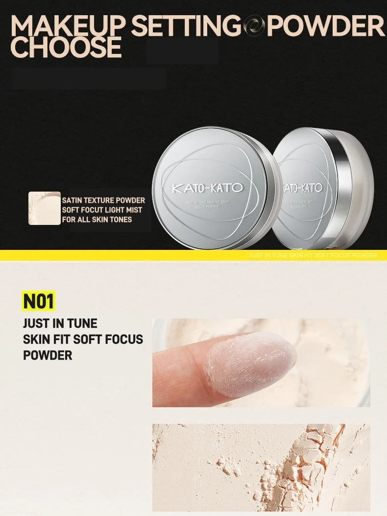 Kato Kato Skin Fit Soft Focus Powder Nude N01 for Dry Skin