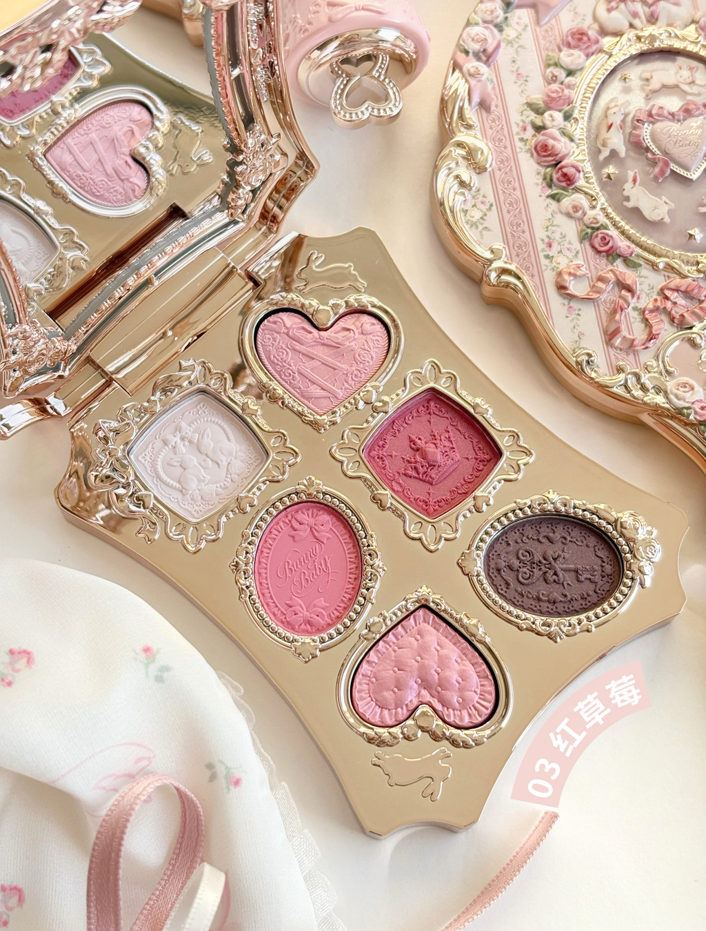Flower Knows Bunny Garden 6-Color Makeup Palette