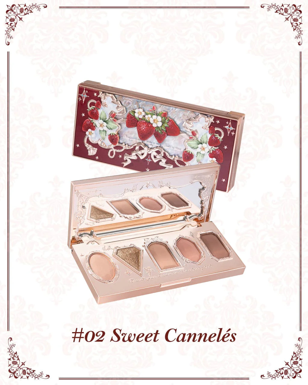 Flower Knows Strawberry Rococo Eyeshadow Palette