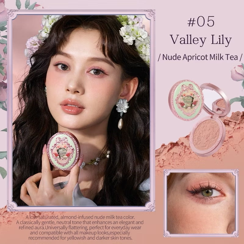 Flower Knows Midsummer Fairytales Velvet Embossed Blush