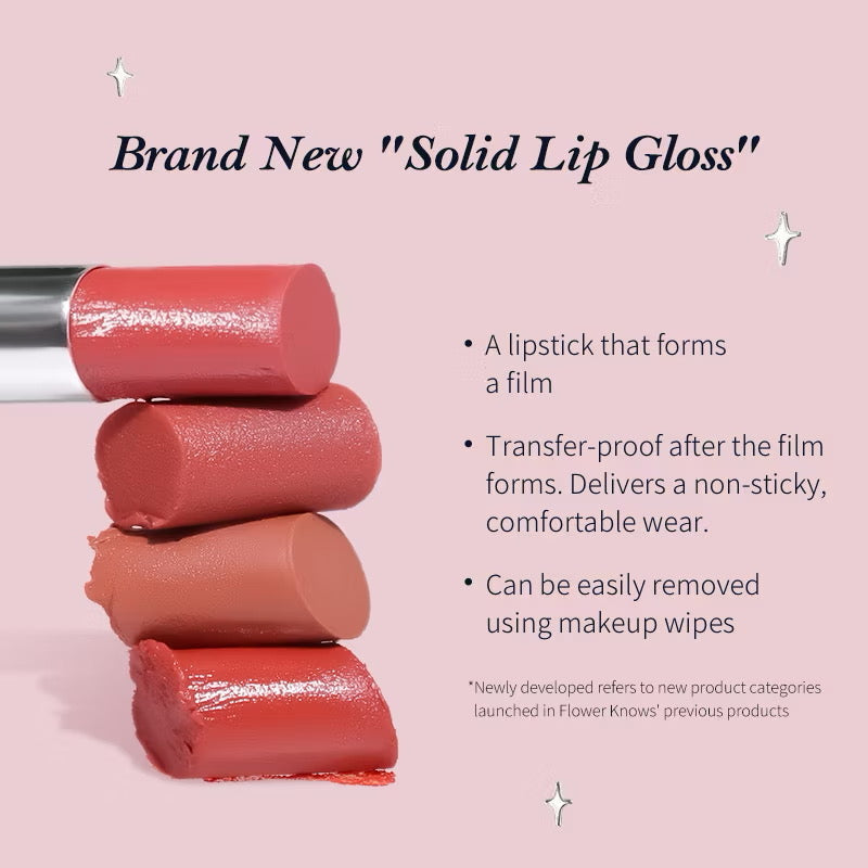 Flower Knows Swan Ballet Shine Lipstick