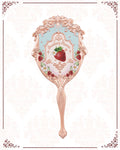 Flower Knows Strawberry Rococo Hand Mirror