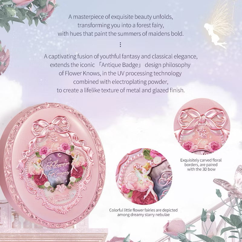 Flower Knows Midsummer Fairytales Velvet Embossed Blush Global Exclusive