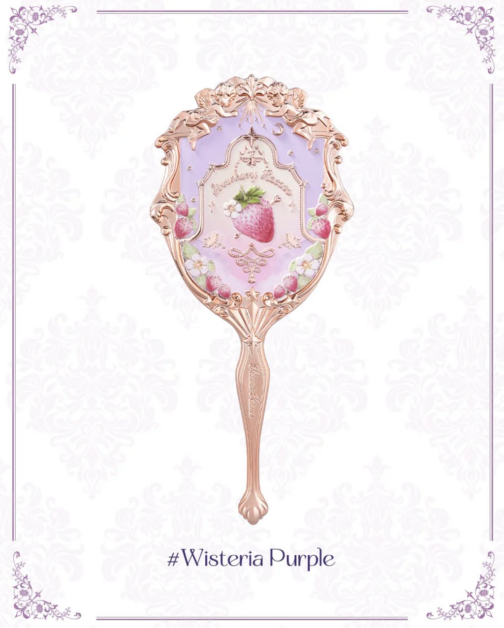 Flower Knows Strawberry Rococo Hand Mirror