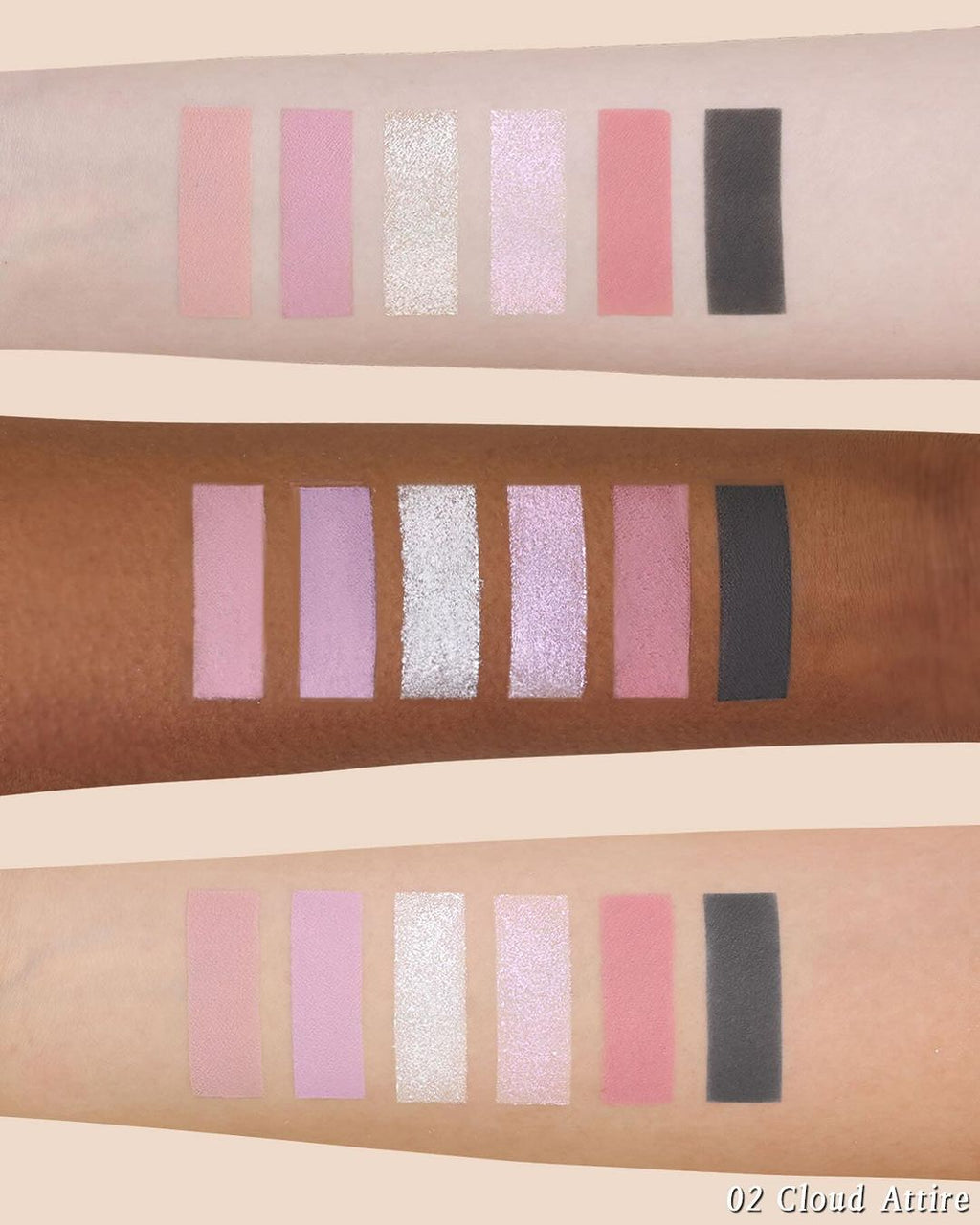 Flower Knows Butterfly Cloud Collar Embossed Eyeshadow Palette