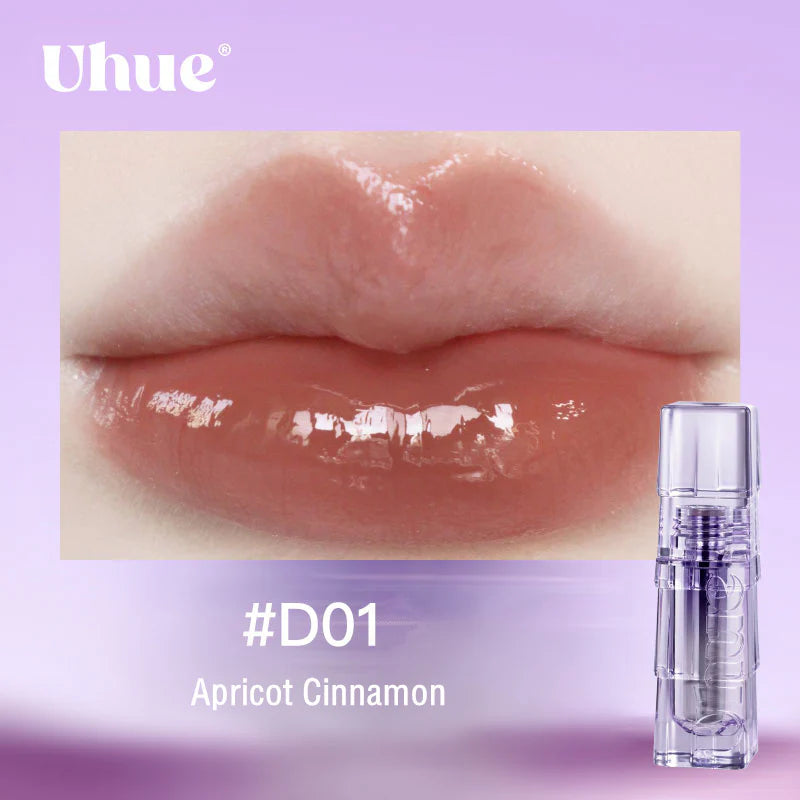 Uhue Hydrating Watery Glow Mirror Lip Gloss Dudu