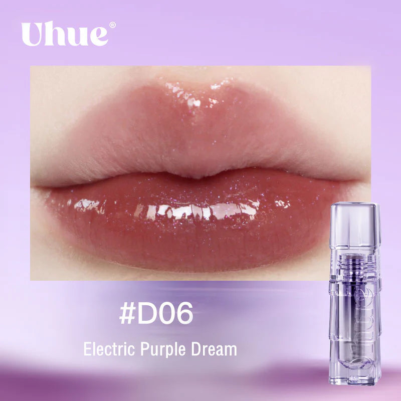 Uhue Hydrating Watery Glow Mirror Lip Gloss Dudu