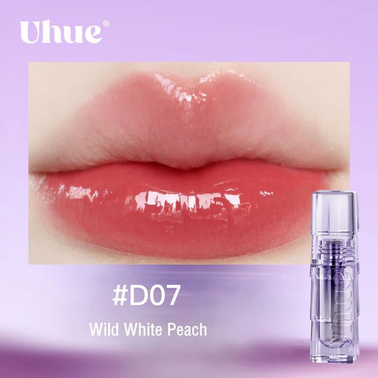 Uhue Hydrating Watery Glow Mirror Lip Gloss Dudu