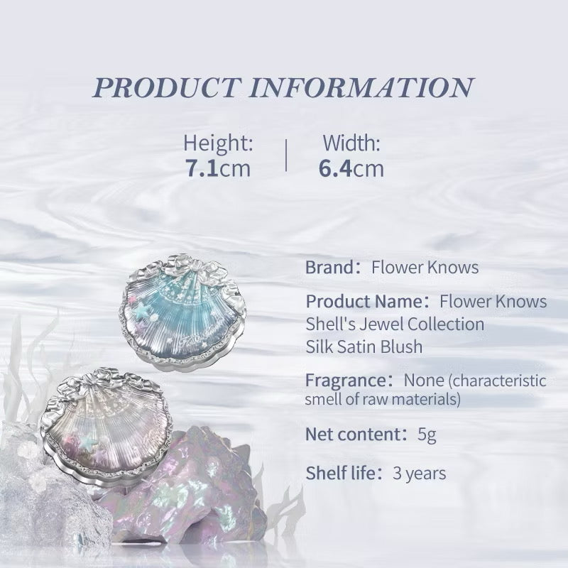Flower Knows Shell's Jewel Silk Satin Blush