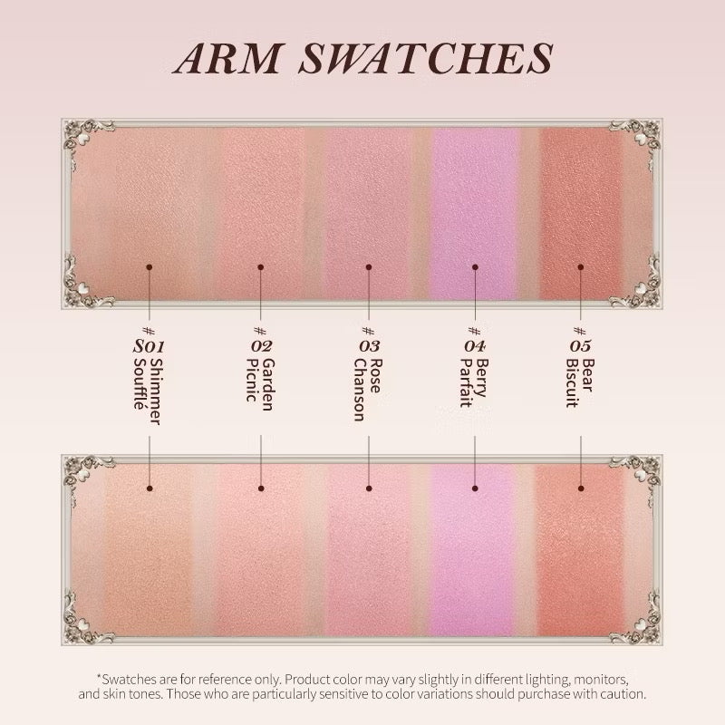 Flower Knows The Sweetie Bear Silk Satin Blush