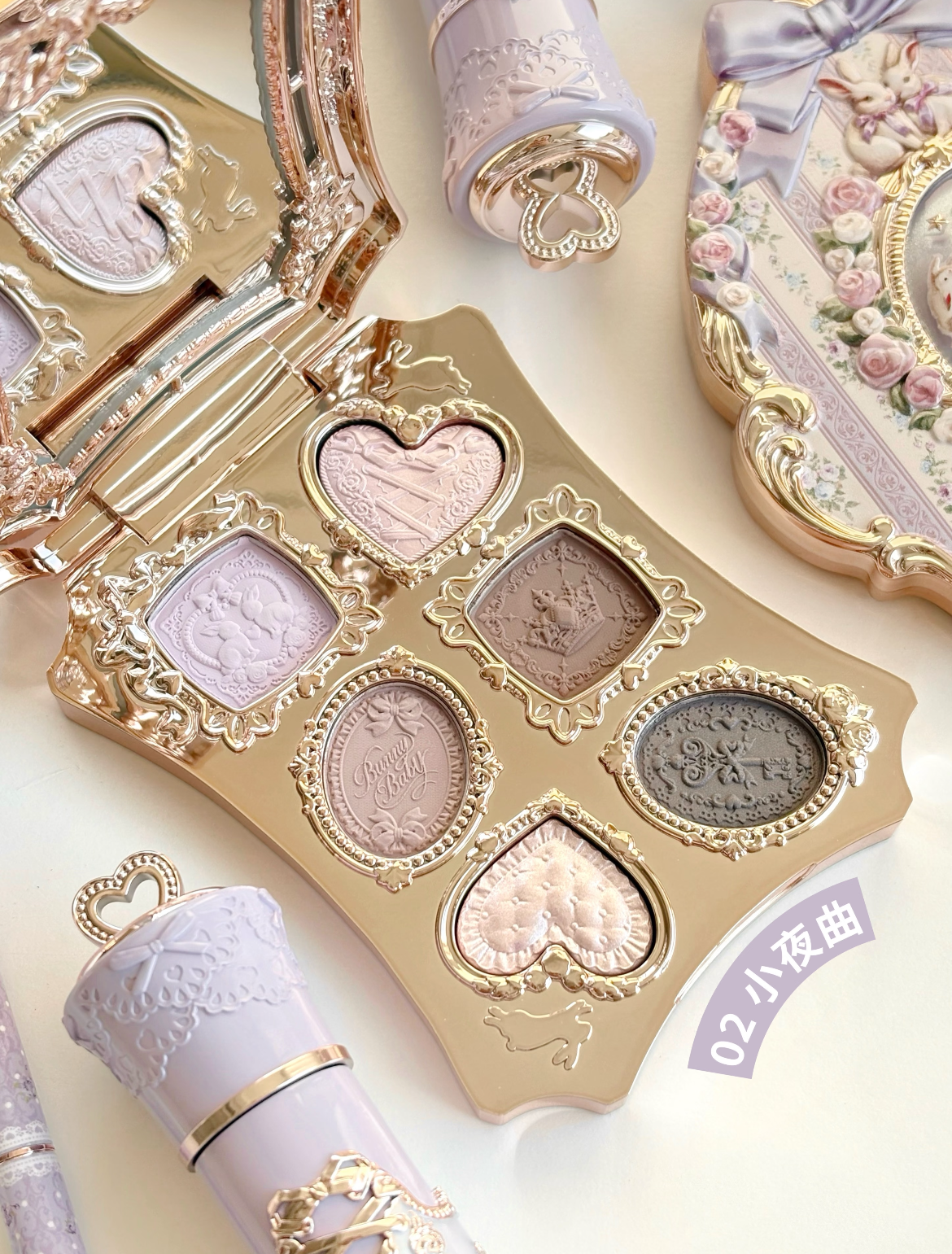 Flower Knows Bunny Garden 6-Color Makeup Palette