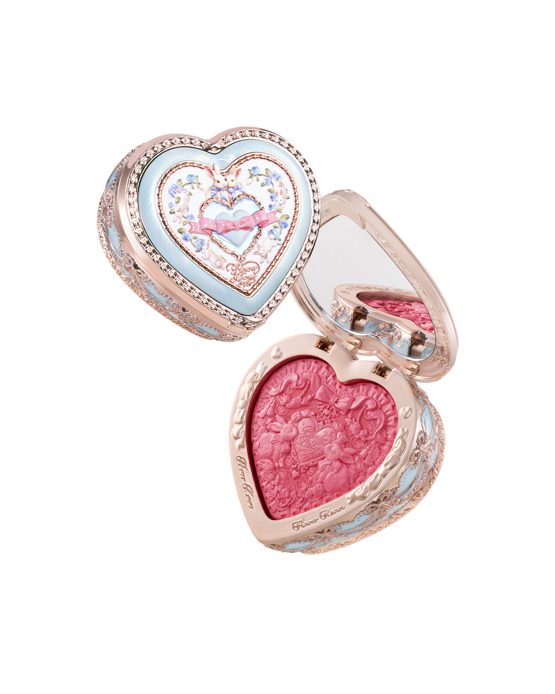 Flower Knows Bunny Garden Embossed Blush