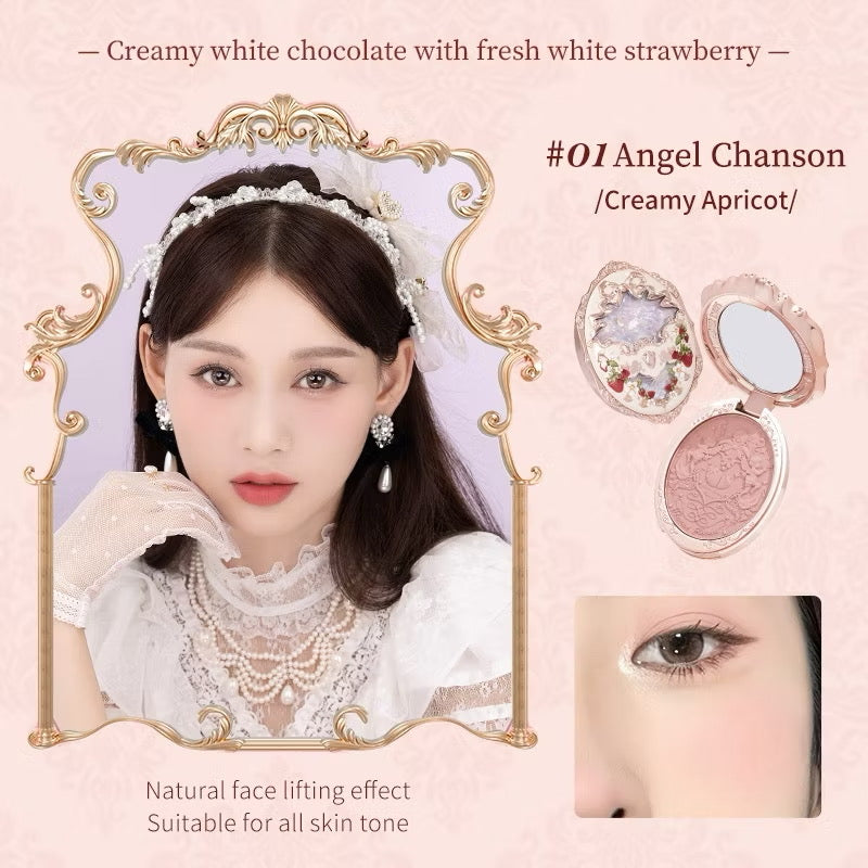 Flower Knows Strawberry Rococo Embossed Blush