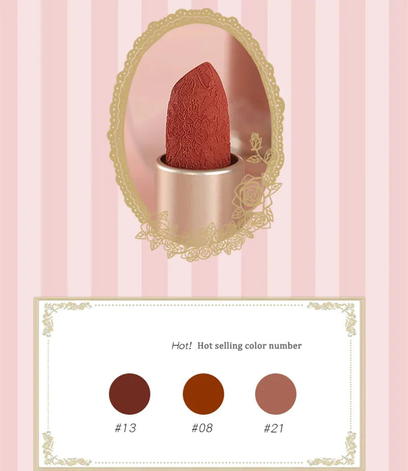 Colorrose Western Antique Series Relief Matte & Mirror Lipstick