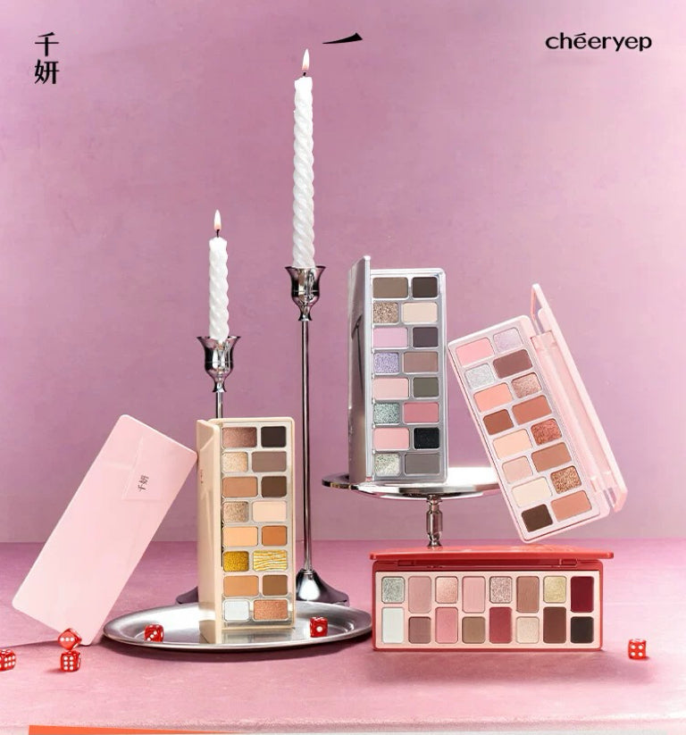 CHEERYEP 16-Color Eye Shadow Palettes