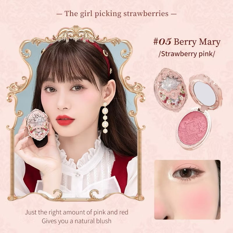 Flower Knows Strawberry Rococo Embossed Blush