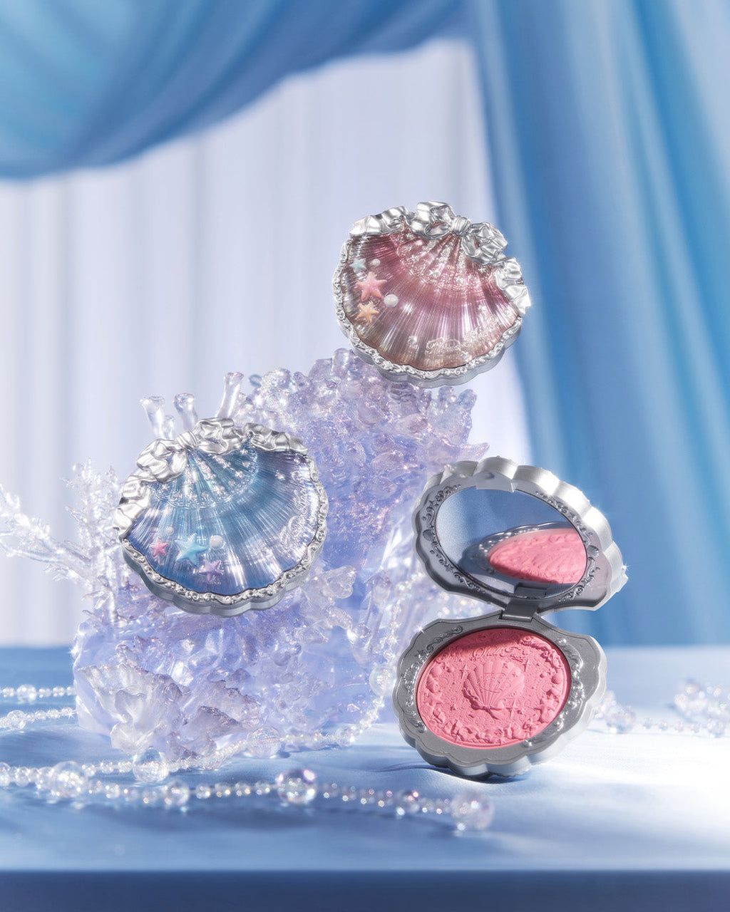 Flower Knows Shell's Jewel Silk Satin Blush